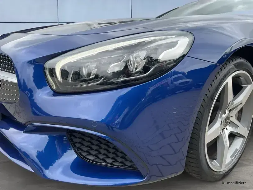 Gebraucht Mercedes SL500 AMG 455 PS (334 kW) 2017 Blau Cabrio