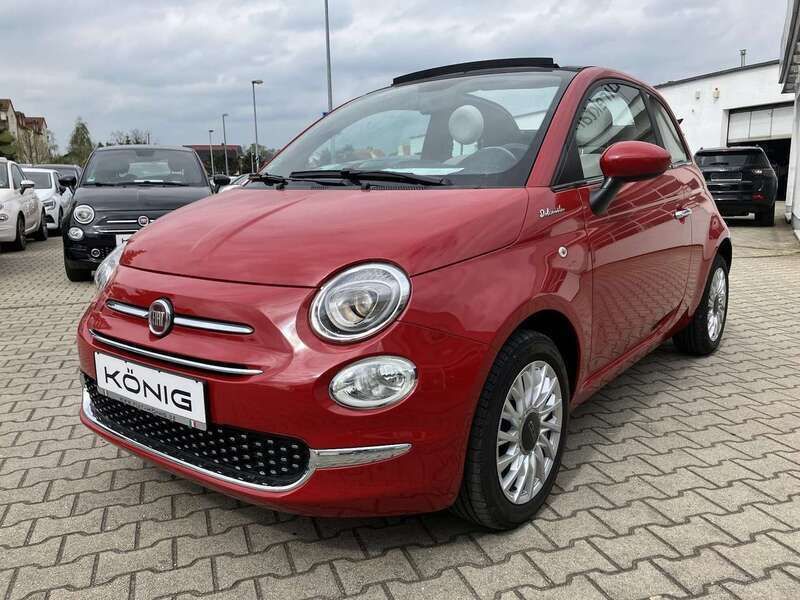 Rot Gebraucht 2022 Fiat 500C Dolcevita Cabrio | 12.998 € (Guter Preis) - Bild 1/4