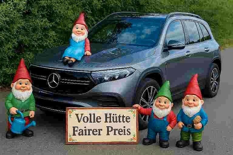 Grau Gebraucht 2022 Mercedes EQB350 AMG SUV | 35.490 € (Fairer Preis) - Bild 1/4