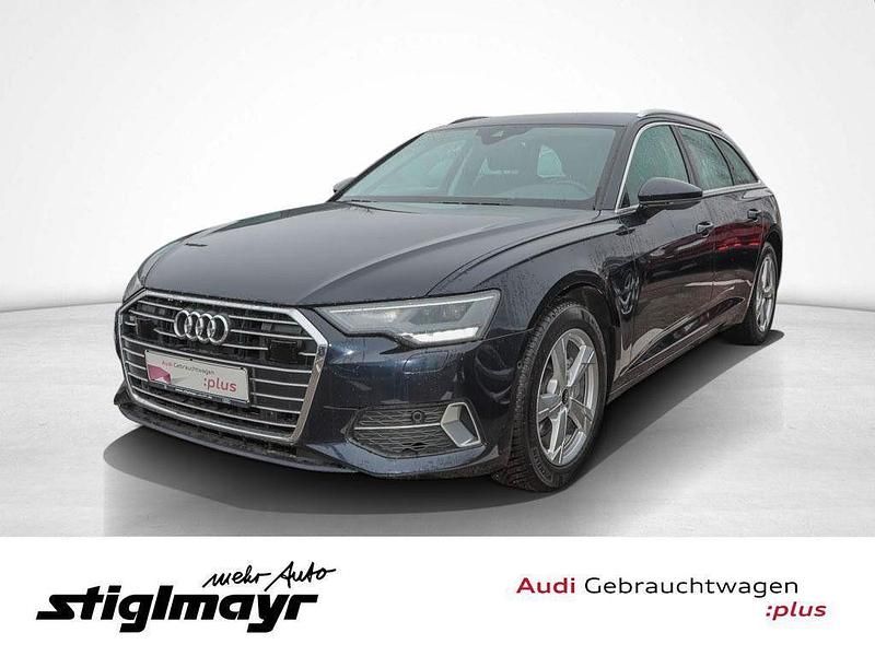 Firmamentblau metallic Gebraucht 2021 Audi A6 Sport Kombi | 30.440 € (Guter Preis) - Bild 1/4