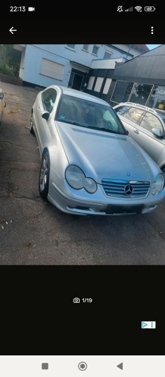 Silber Gebraucht 2002 Mercedes CL200 Coupé | 2.600 € - Bild 1/4