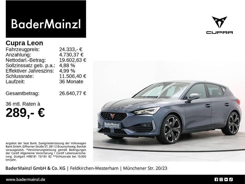 Magnetic grau metallic Gebraucht 2022 Cupra Leon VZ Limousine | 24.333 € (Fairer Preis) - Bild 1/3