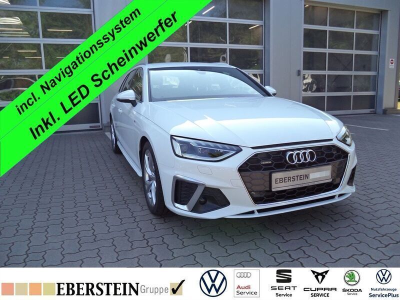Weiß Gebraucht 2021 Audi A4 S-Line Kombi | 40.990 € (Teuer) - Bild 1/4