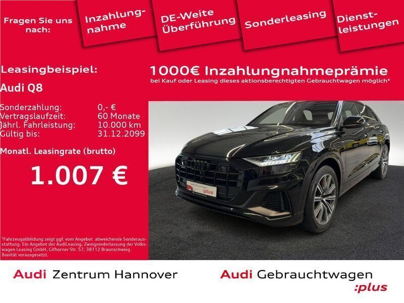 Schwarz Gebraucht 2023 Audi Q8 S-Line SUV | 74.990 € (Fairer Preis) - Bild 1/4
