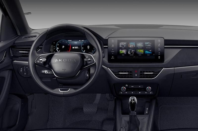 Neu Skoda Scala 150 PS (110 kW) 2025 Schwarz Kleinwagen