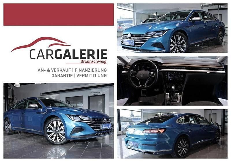 Eisvogelblau metallic Gebraucht 2021 VW Arteon Elegance Limousine | 26.950 € (Superpreis) - Bild 1/4