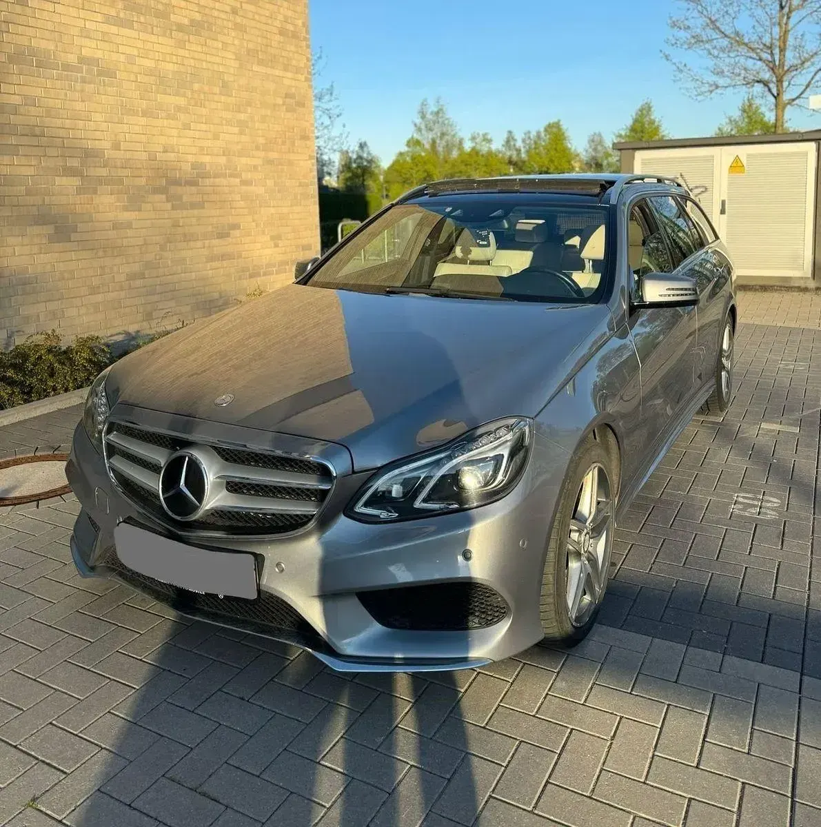 Usata Mercedes E350 AMG 252 CV (185 kW) 2013 Grigio Station wagon