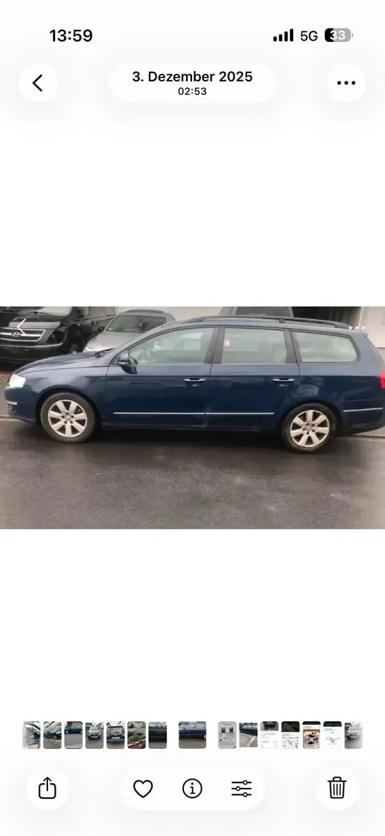 Gebraucht VW Passat 140 PS (102 kW) 2006 Blau Limousine