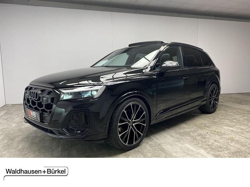 Mythosschwarz Gebraucht 2024 Audi Q7 S-Line SUV | 87.500 € - Bild 1/4