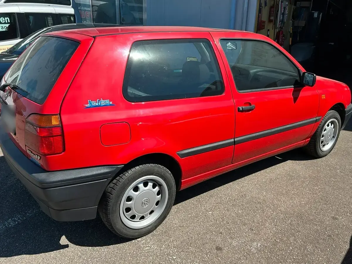 Gebraucht VW Golf III 75 PS (55 kW) 1993 Rot Kleinwagen