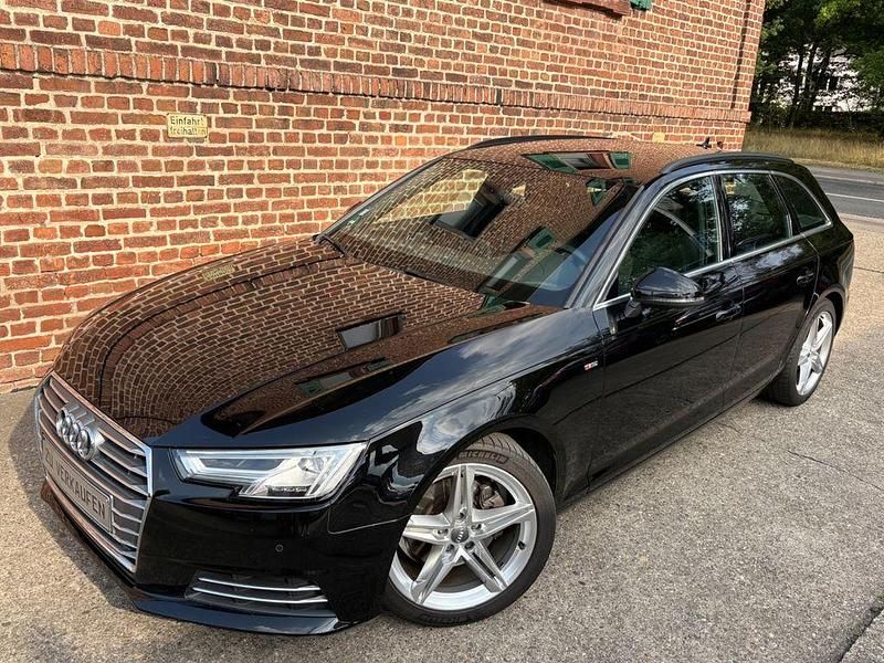 Brillantschwarz Gebraucht 2017 Audi A4 S-Line Kombi | 18.500 € (Guter Preis) - Bild 1/4