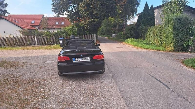 Schwarz Gebraucht 2009 BMW 320 Cabriolet Cabrio | 6.500 € (Superpreis) - Bild 1/4
