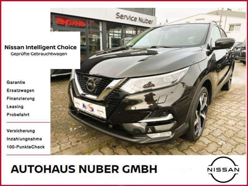 Black metallic (metallic) Gebraucht 2017 Nissan Qashqai Tekna SUV | 18.990 € (Etwas zu teuer) - Bild 1/4