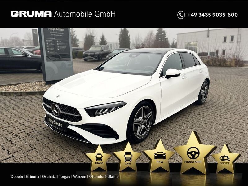 Unilack polarweiß Gebraucht 2023 Mercedes A180 AMG Limousine | 30.990 € (Fairer Preis) - Bild 1/4