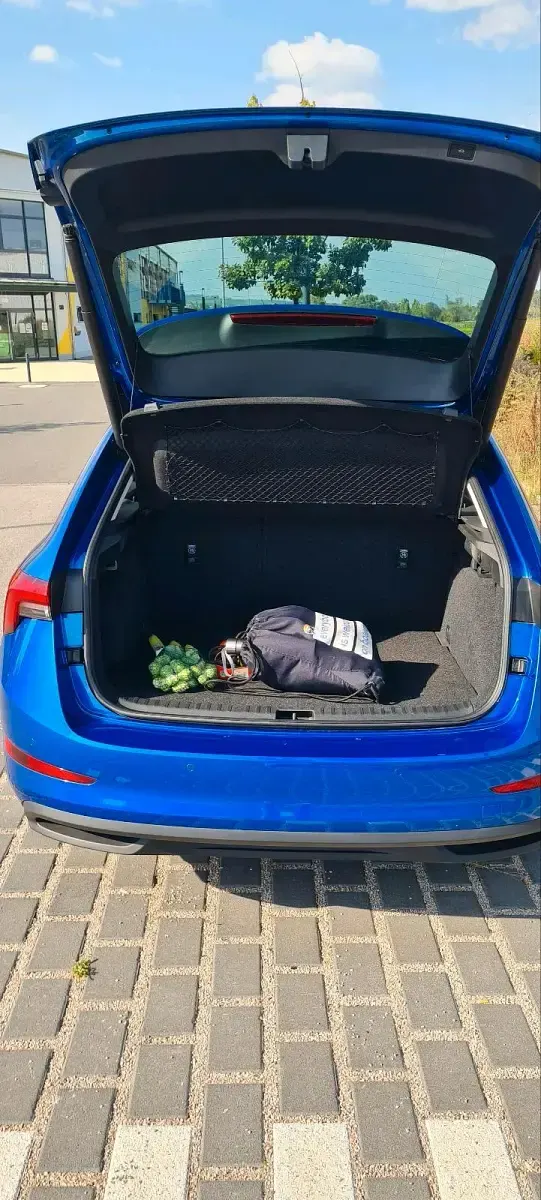 Gebraucht Skoda Scala Ambition 150 PS (110 kW) 2019 Blau Kleinwagen