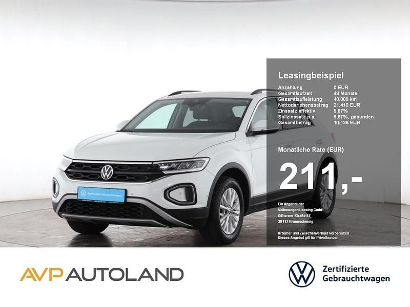 Pure white Gebraucht 2025 VW T-Roc Life SUV | 21.320 € (Guter Preis) - Bild 1/4
