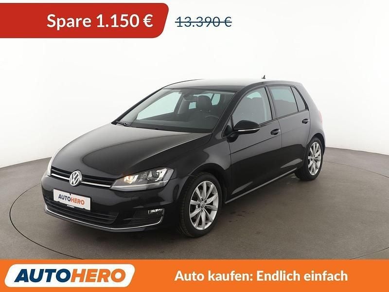 Schwarz Gebraucht 2016 VW Golf VII Highline Kleinwagen | 12.240 € (Fairer Preis) - Bild 1/3