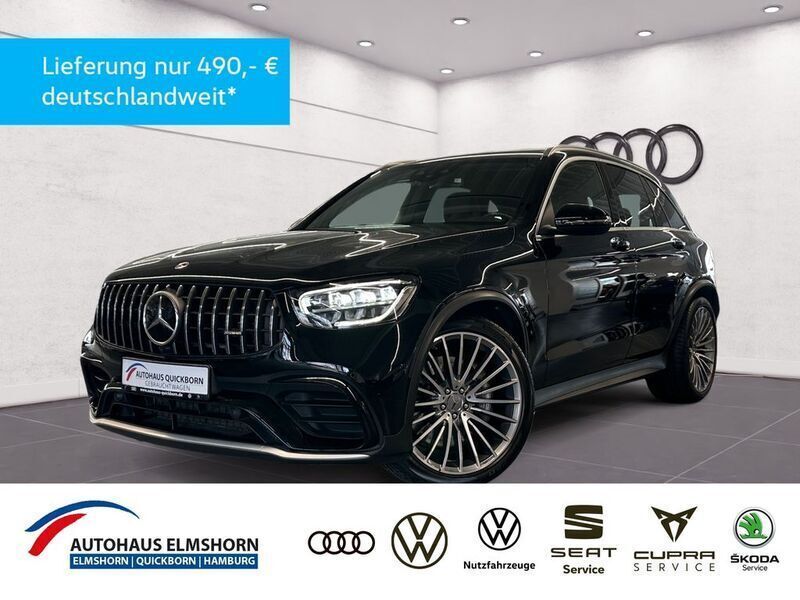 Schwarz Gebraucht 2021 Mercedes GLC63 AMG AMG SUV | 69.780 € (Teuer) - Bild 1/4