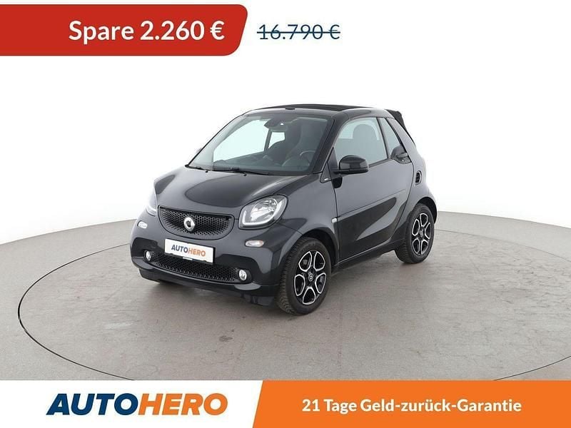Schwarz Gebraucht 2019 Smart ForTwo Cabrio Prime Cabrio | 14.530 € (Guter Preis) - Bild 1/3