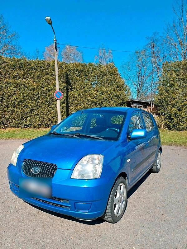 Gebraucht Kia Picanto LX 60 PS (44 kW) 2007 Blau Kleinwagen