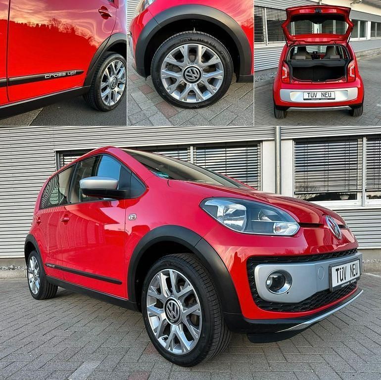 Rot Gebraucht 2014 VW cross up! Kleinwagen | 7.189 € (Fairer Preis) - Bild 1/4