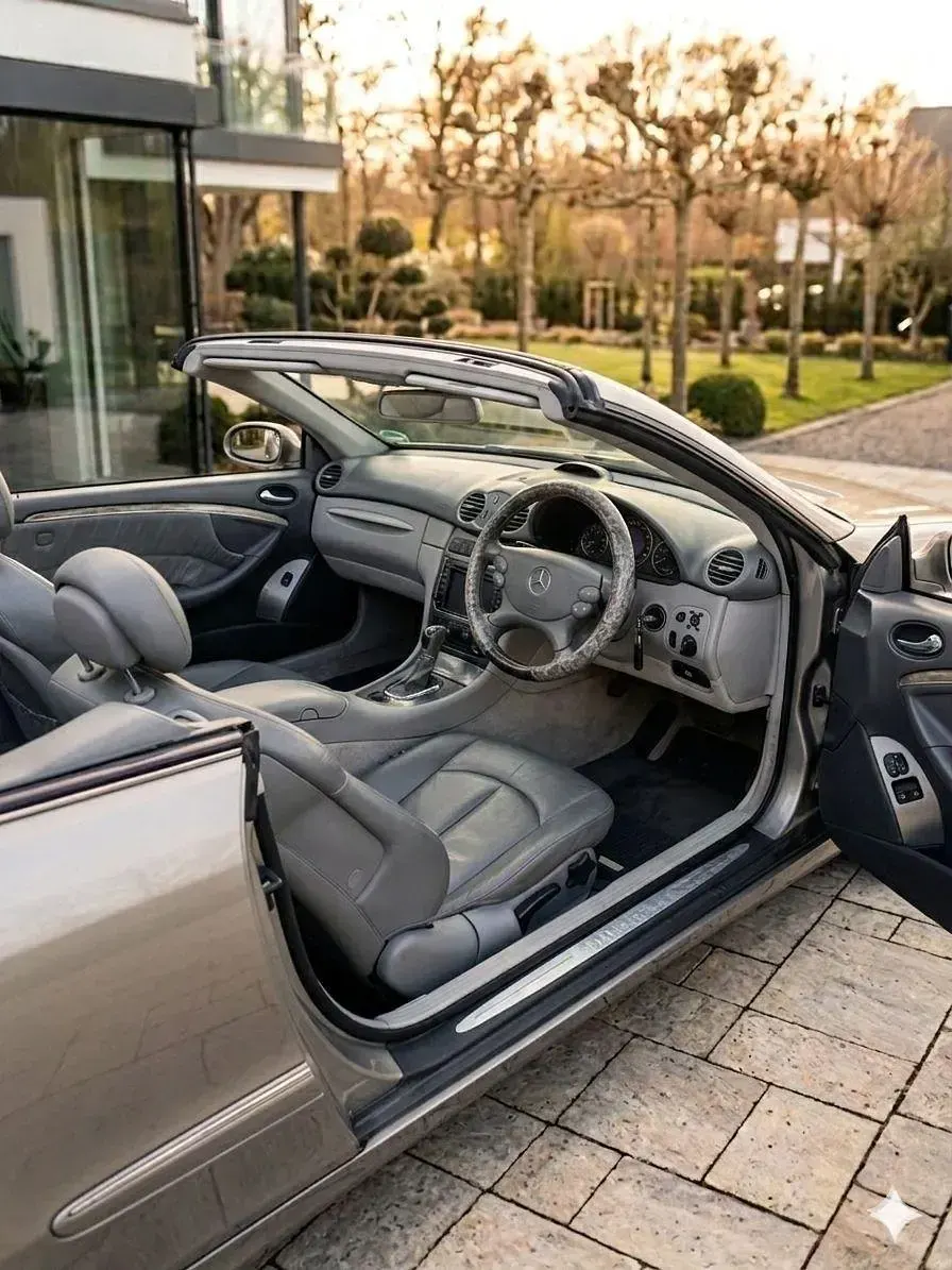 Gebraucht Mercedes CLK240 170 PS (125 kW) 2004 Silber Cabrio