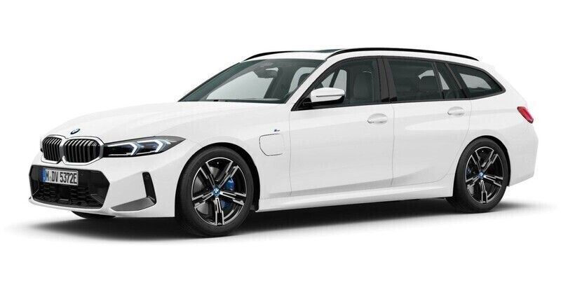 Weiß Gebraucht 2024 BMW 330e Shadowline Kombi | 48.881 € (Teuer) - Bild 1/4