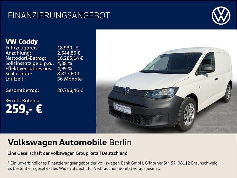 Gebraucht VW Caddy 114 PS (83 kW) 2023 Weiß Van / Kleinbus