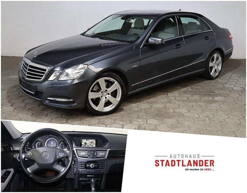 Tenoritgrau lack Gebraucht 2011 Mercedes E250 Avantgarde Limousine | 14.990 € (Fairer Preis) - Bild 1/4