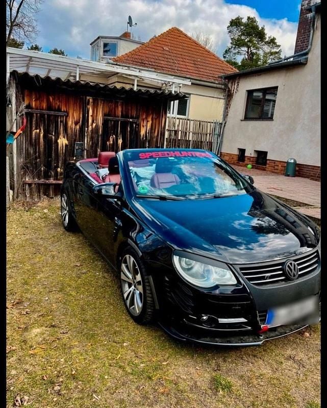 Schwarz Gebraucht 2008 VW Eos Cabrio | 5.500 € (Fairer Preis) - Bild 1/4