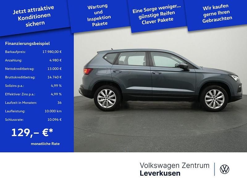 Gebraucht Seat Ateca Style 116 PS (85 kW) 2021 Grau SUV