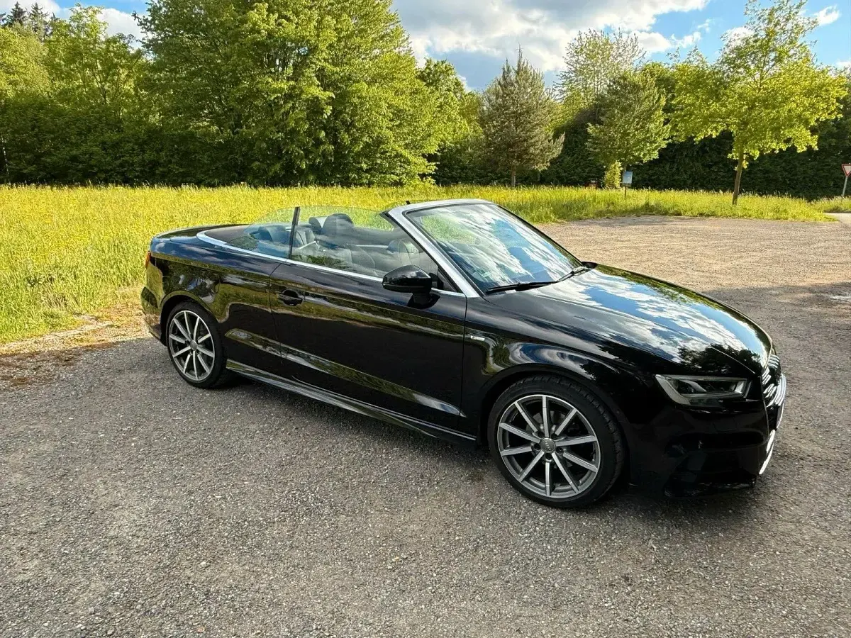 Gebraucht Audi A3 Cabriolet S-Line 150 PS (110 kW) 2017 Schwarz Cabrio