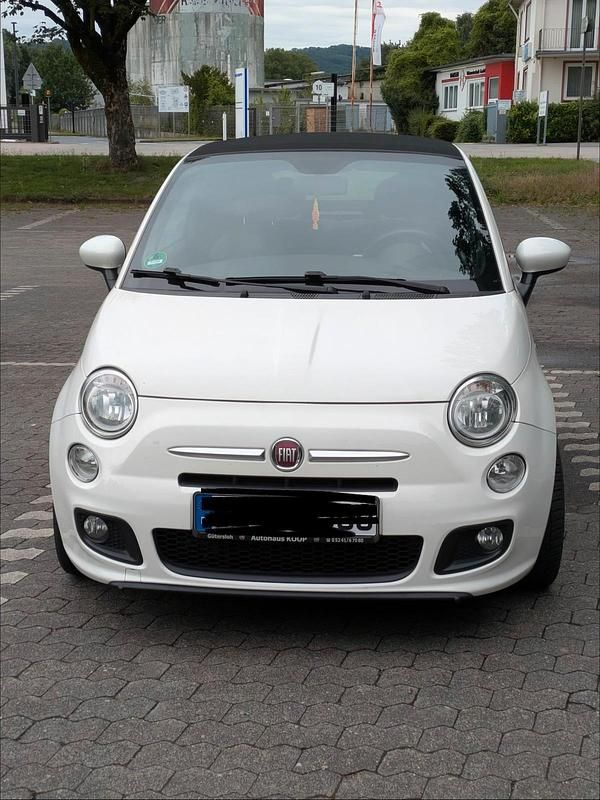 Weiß Gebraucht 2014 Fiat 500 Cabrio | 8.800 € (Fairer Preis) - Bild 1/4