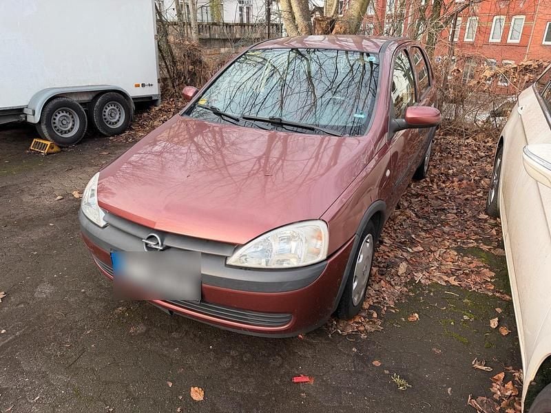 Rot Gebraucht 2001 Opel Corsa Kleinwagen | 450 € (Superpreis) - Bild 1/4