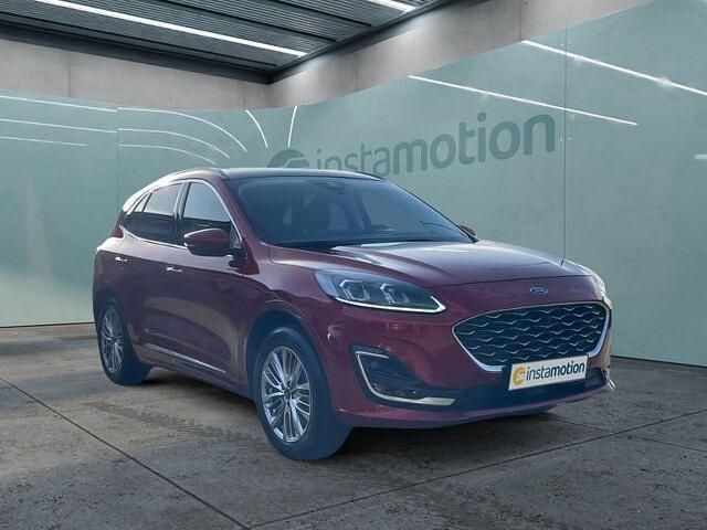 Rot Gebraucht 2021 Ford Kuga Vignale SUV | 28.270 € (Teuer) - Bild 1/2