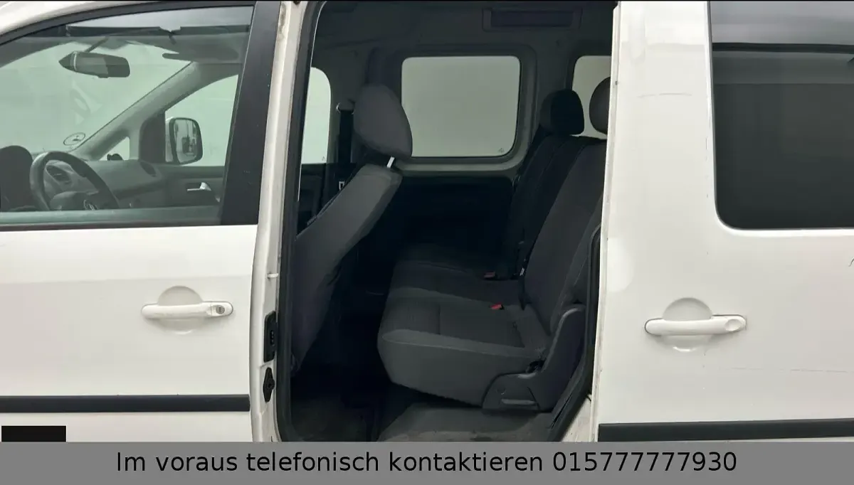 Gebraucht VW Caddy Comfortline 109 PS (80 kW) 2014 Weiß Van / Kleinbus