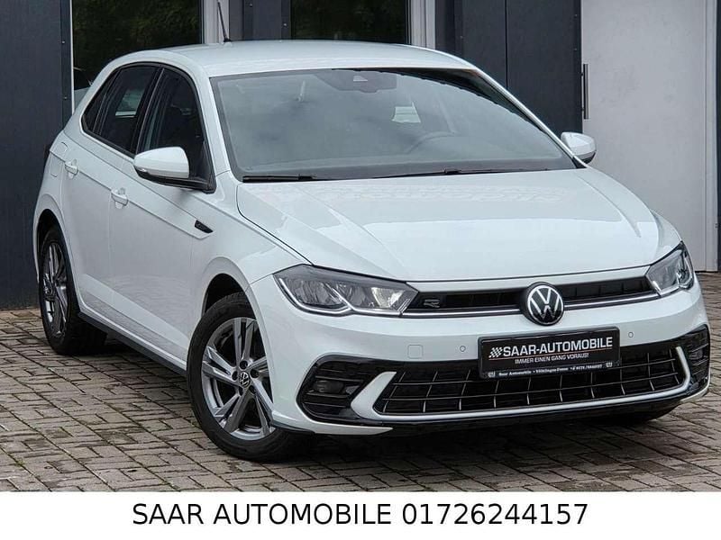 Pure white Gebraucht 2022 VW Polo R-line Kleinwagen | 14.980 € (Superpreis) - Bild 1/4