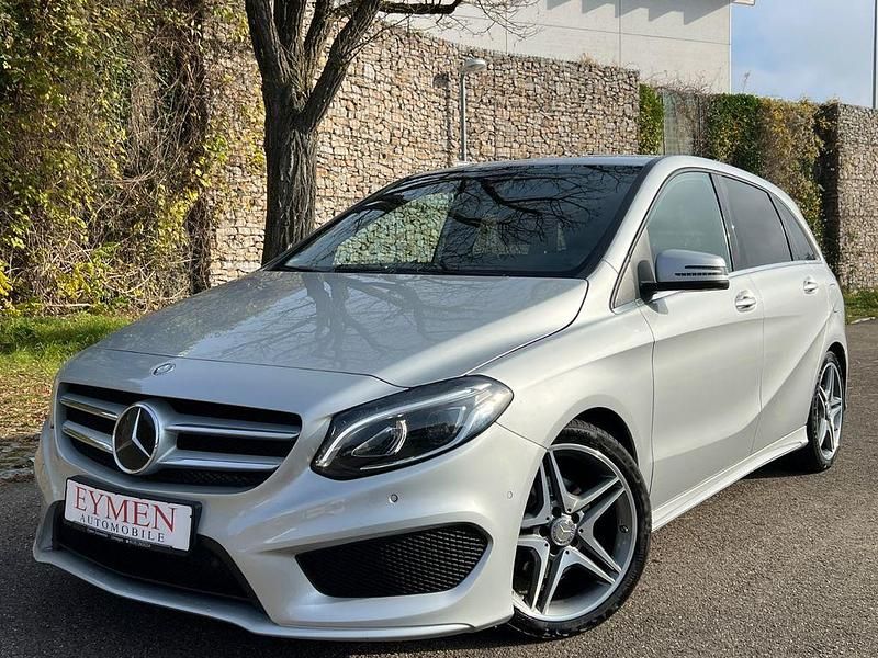 Silber Gebraucht 2015 Mercedes B200 AMG line Van / Kleinbus | 15.999 € (Fairer Preis) - Bild 1/4