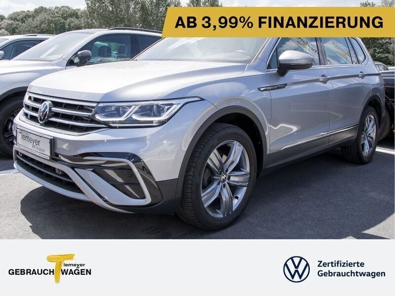 Silber Gebraucht 2022 VW Tiguan Allspace Elegance SUV | 31.690 € (Guter Preis) - Bild 1/4