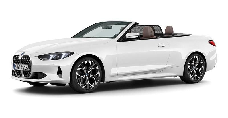Weiß Gebraucht 2025 BMW 420 Comfort Edition Cabrio | 51.519 € (Superpreis) - Bild 1/4