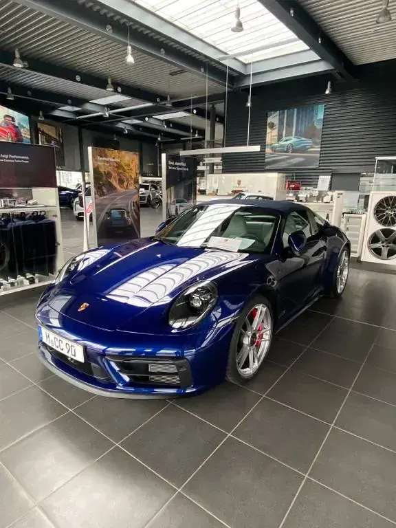 Gebraucht Porsche 911 Carrera 4 GTS Targa 480 PS (353 kW) 2022 Blau Cabrio