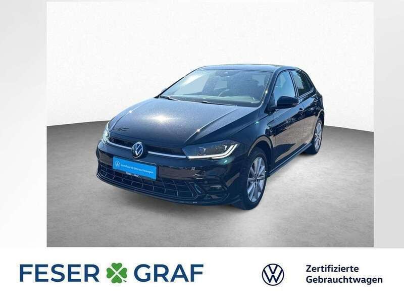Deep black perleffekt Gebraucht 2024 VW Polo R-line Limousine | 23.940 € (Fairer Preis) - Bild 1/2