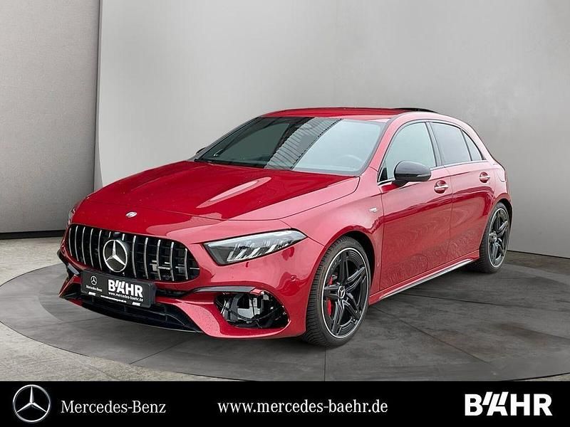 Manufaktur lack manufaktur patagonienrot (metallic) Gebraucht 2023 Mercedes A45 AMG Premium Limousine | 39.950 € - Bild 1/4