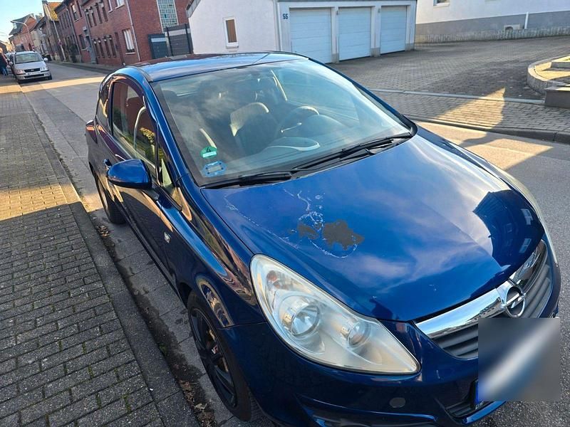 Gebraucht Opel Corsa Edition 80 PS (58 kW) 2008 Blau Kleinwagen