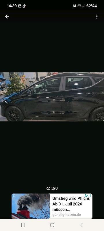 Gebraucht Ford Fiesta 90 PS (66 kW) 2021 Schwarz Kleinwagen