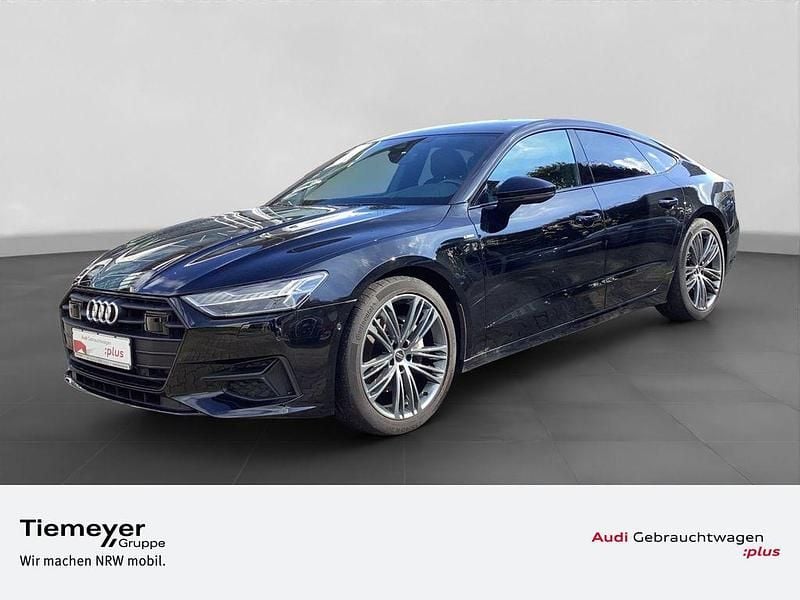 Mythosschwarz metallic Gebraucht 2023 Audi A7 Sportback Ambiente Kleinwagen | 52.950 € (Etwas zu teuer) - Bild 1/4