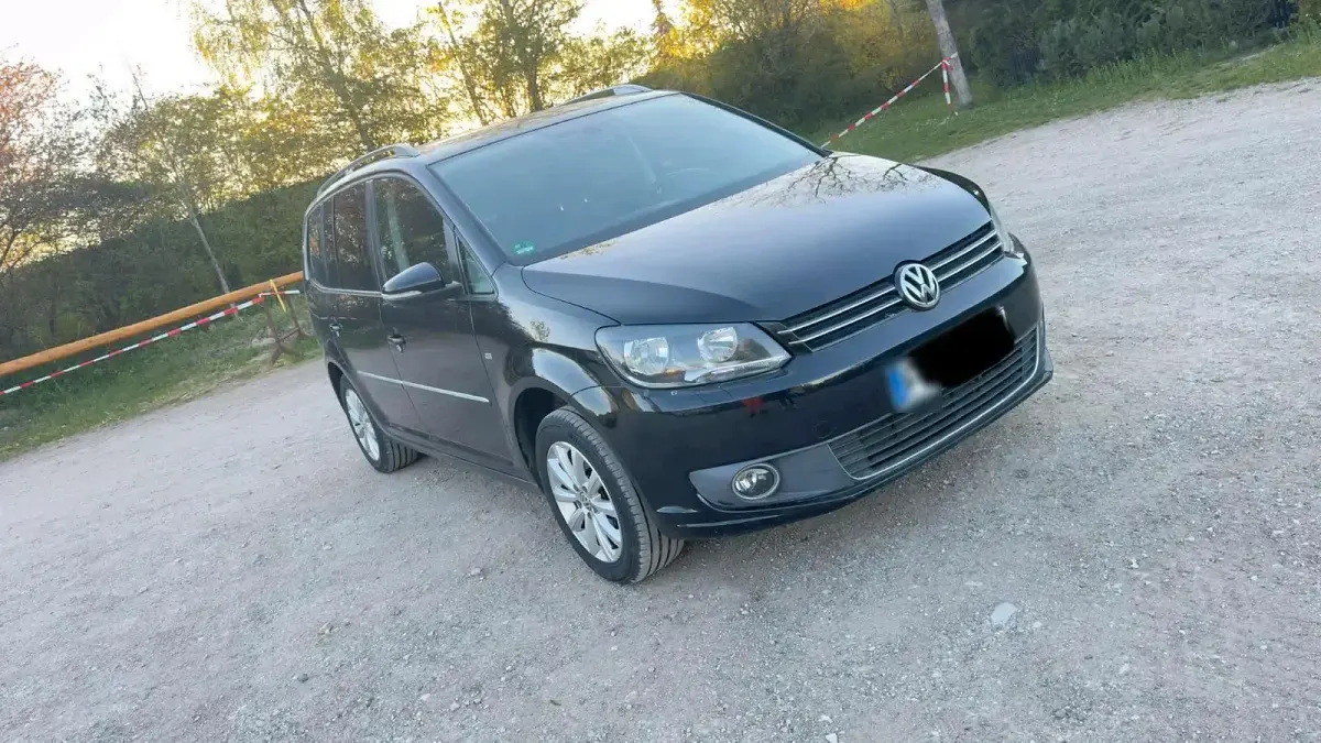 Gebraucht VW Touran 170 PS (125 kW) 2012 Schwarz Van / Kleinbus