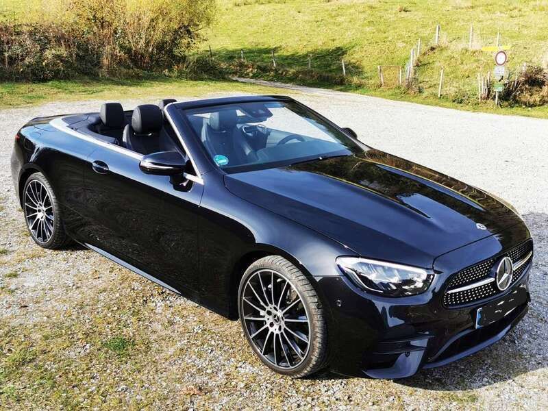 Schwarz Gebraucht 2023 Mercedes E200 AMG Cabrio | 51.500 € (Fairer Preis) - Bild 1/4
