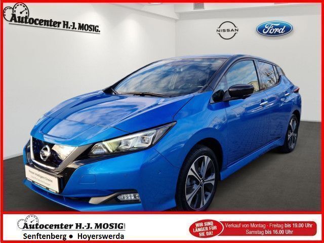 Blau schwarz Gebraucht 2021 Nissan Leaf Tekna Kleinwagen | 20.690 € (Fairer Preis) - Bild 1/4