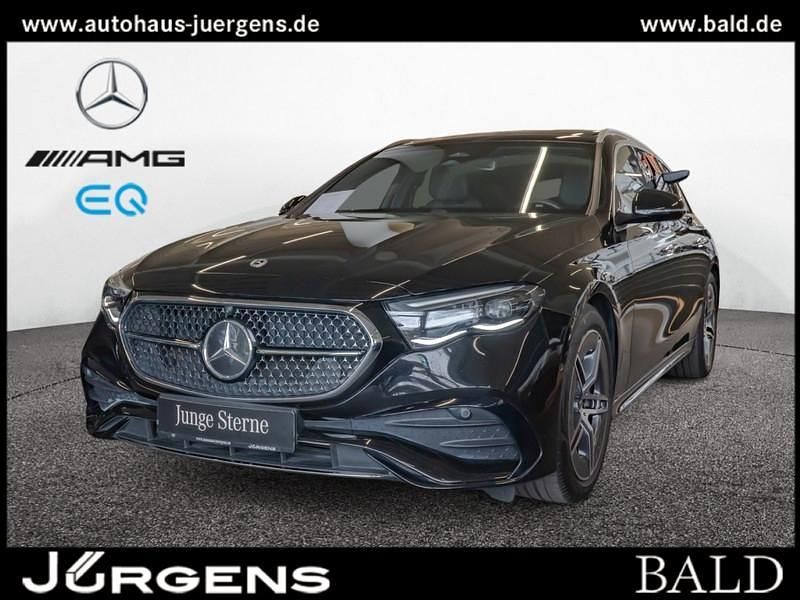 Schwarz obsidianschwarz metallic Gebraucht 2024 Mercedes E450 AMG Kombi | 68.680 € (Superpreis) - Bild 1/4